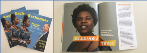 Open magazine page
