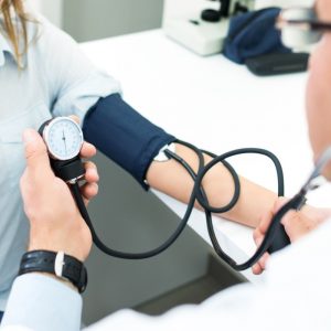 Doctor caring for patient