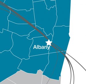 Hixny map focused on Albany NY
