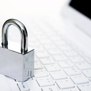 Lock sitting on keyboard