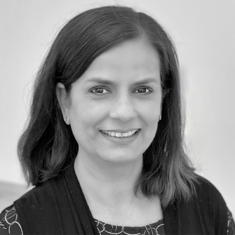Black and white photo of Ashima Butler